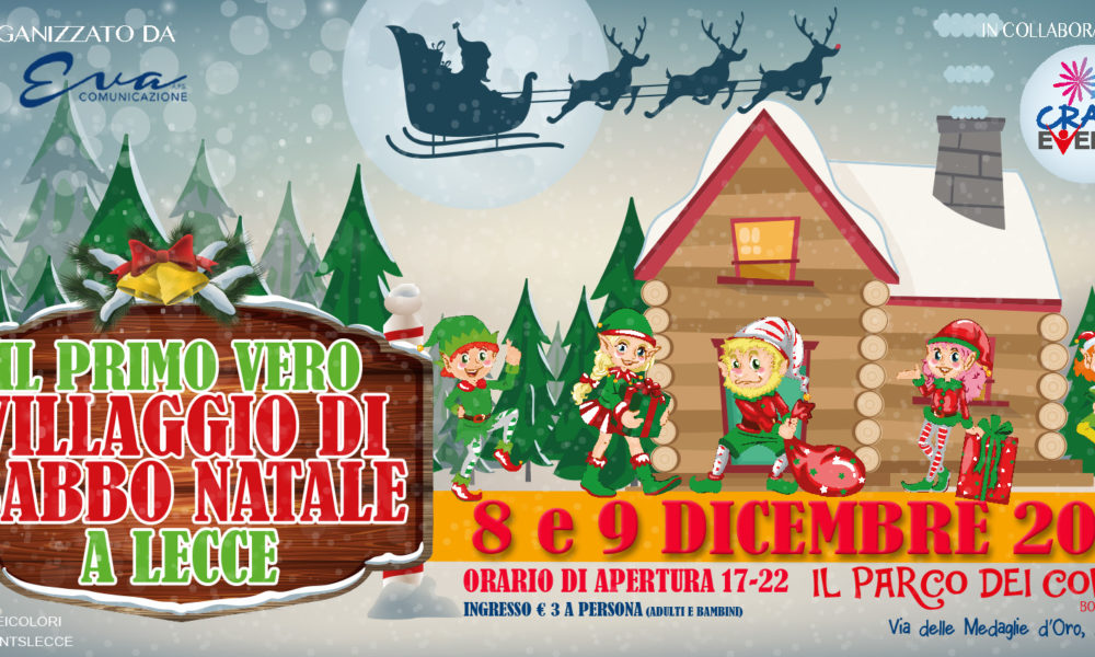 Natale Lecce.Al Parco Dei Colori Il Villaggio Di Babbo Natale Salentolive24 In Diretta Dal Salento